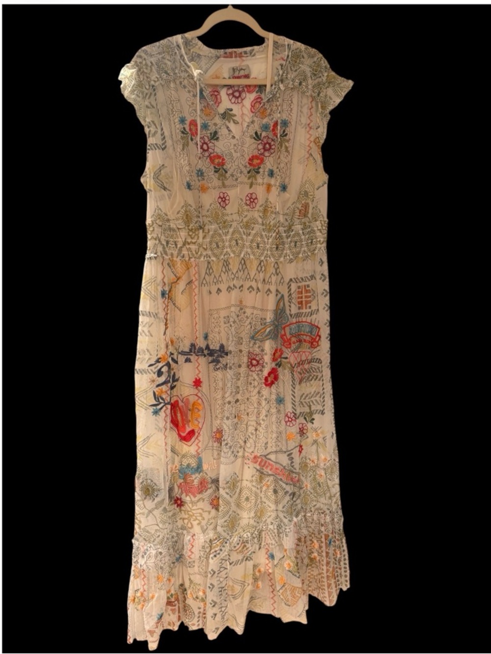 Johnny Was Merida Mesh dress